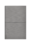 Placa 1 Apagador Escalera y 1 Sencillo Flat Plata