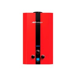 Calentador Paso 06 Lts Rojo Gas Lp Incluye Kit de Instalación