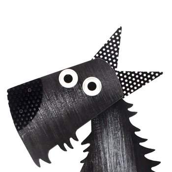 Figura decorativa mascota Terrier 33 cm