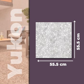 Piso Yukón White Vitromex 55.5 x 55.5 cm