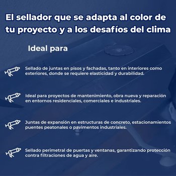 Sellador poliuretano sikaflex 1A purform gris salchicha 600 ml