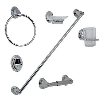 ACCESORIOS BAÑO EMPOTRAR CROMO EMPOTRAR