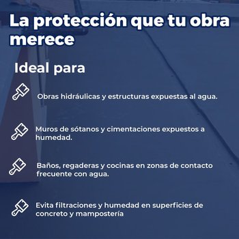 Impermeabilizante Cementoso Imper Blanco 25 kg