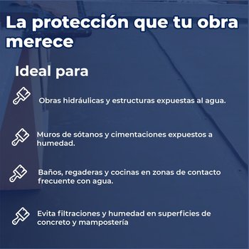 Impermeabilizante Cementoso Imper Blanco 25 kg