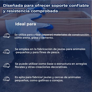 Malla Criba DeAcero 2 x 2 0.91 M