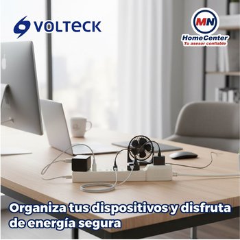 Multicontacto Extensión Barra 4 Entradas Volteck