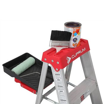 Escalera Tijera Aluminio 2 Peldaños 150 KG