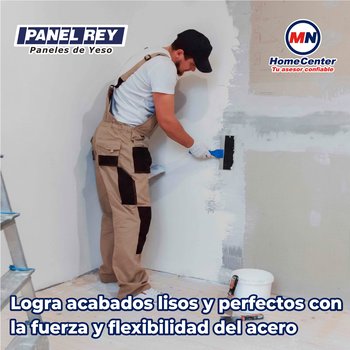 Espátula Mango Plástico Labeled 10 pulg Acero Azul Panel Rey