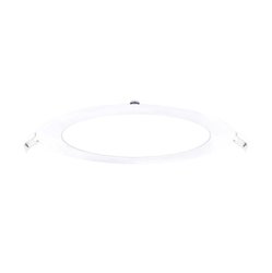 Luminario flat eco 6 pulgadas led 12 watts luz blanca