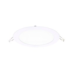 Luminario flat eco 6 pulgadas led 12 watts luz blanca