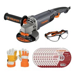 Combo Esmeriladora Profesional 4 1/2, 950w Guante, Lente y Disco Combo Esmeriladora Profesional 4 1/2, 950w Guante, Lente y Disco