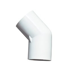 Codo PVC Hidráulico Cedula 40 45 x 38 mm 1½