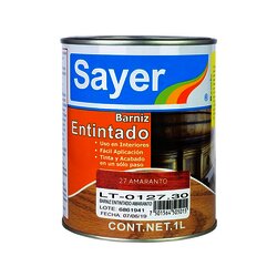 Barniz Entintado Sayer Lack Amaranto 1 Lt