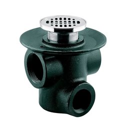 Coladera Helvex Tres Bocas Rejilla Redonda 25