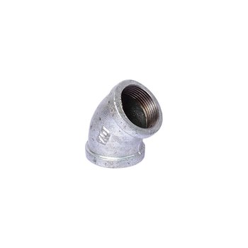 Codo Galvanizado 45 x 19 mm ¾