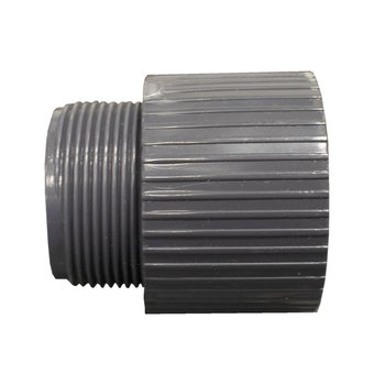 Conector PVC HID Rosca EXT 038 MM 1 1/2 CED 80