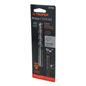 Broca Concreto Truper 5/16 x 4 pulg