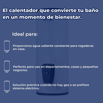 Calentador de Depósito Eléctrico Calorex 120-127 V 62 Lt