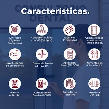 Cerradura Inteligente XE CI-400BT Bluetooth Negro Seguridad