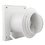 Extractor Baño Ultra Delgado Blanco 4 pulg marca Estevez