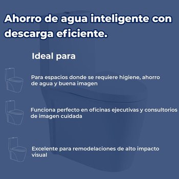 Sanitario para WC one piece Odín Premium blanco Foncer