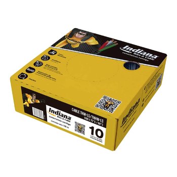 Cable Eléctrico Negro Rollo de 100 M Calibre 10 THW-LS