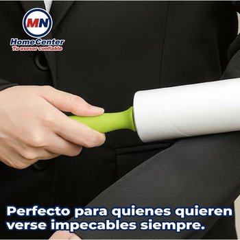 Rodillo Atrapa Pelusas Con Repuesto X 60 HOJAS