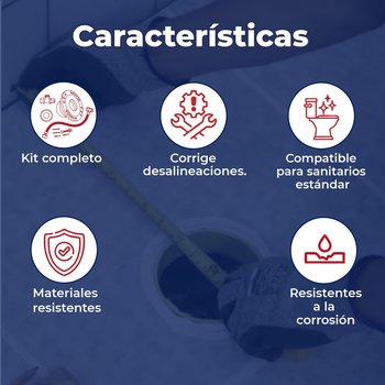 Kit de Instalación Sanitario Coflex Con Brida Flexible PSD004