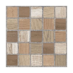 Piso Cerámico Madero Moka Tipo Madera Vitromex 20.1x20.1 cm