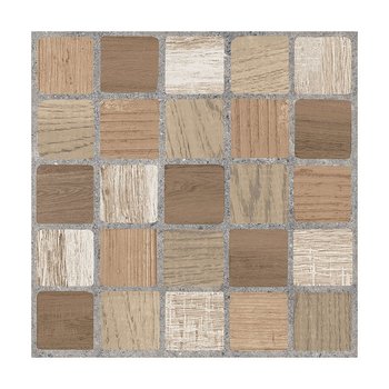 Piso Cerámico Madero Moka Tipo Madera Vitromex 20.1x20.1 cm