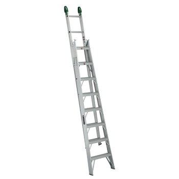 Escalera Convertible Aluminio 17 Peldaños marca Cuprum