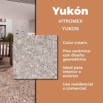 Piso Yukón Cream Vitromex 55.5 x 55.5 cm