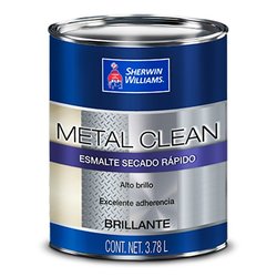 Esmalte bte Secado Rápido Metal Clean Negro 3.78L