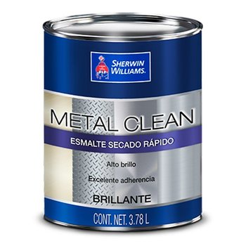 Esmalte bte Secado Rápido Metal Clean Negro 3.78L
