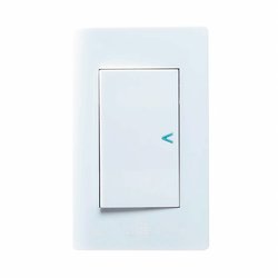 Placa Apagador Sencillo Blanco marca Lucek