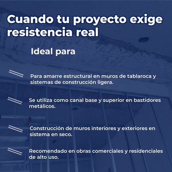 Canal de Amarre ternium CAL 22 6.35X3.05 M