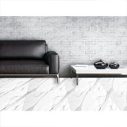 Piso Infinity Statuario Ivory Foncer 60x120 cm Rectificado