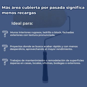 Rodillo Profesional Byp Plus 9 x 1¼ pulg