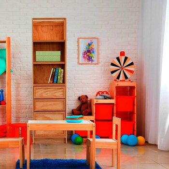 Cajonera de Pino 4 Cajones Excel Modelo EC4E