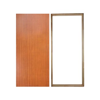 Paquete Puerta Tambor Roble 85X2.13 MT Con Marco Pino Natural