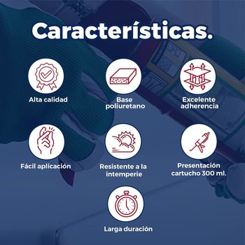 Sellador poliuretano sikaflex 1A purform blanco 300 ml