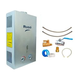 Calentador Paso 06 Lts Rugo Gas Nat Incluye Kit de Instalación