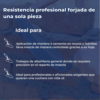 Cuchara Albañil Truper Filadelfia 6 pulg