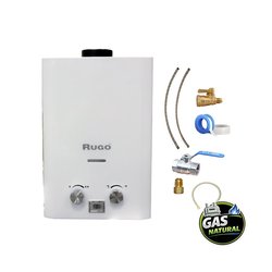 Paquete Calentador RUGO Gas Natural + Kit Instalacion