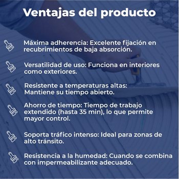 Paquete 7+1 Adhesivo SOLUCION TOTAL blanco 20 KG BEXEL