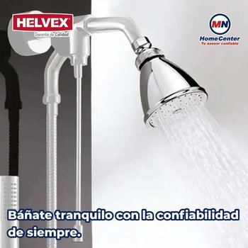 Regadera Para Baño de Chorro Fijo Helvex H-500