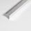 Uniperfil ángulo 16 mm x 2..5 m Plata cepillado