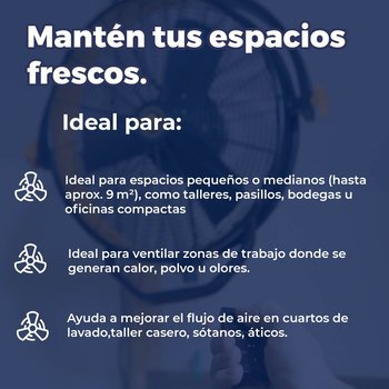 Ventilador de techo dirigible the mule negro 18 PG