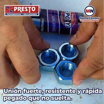 Jeringa Epóxica Presto Acero 24 ml