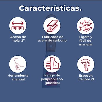 Espátula Flexible Byp Mango Madera 2 pulg